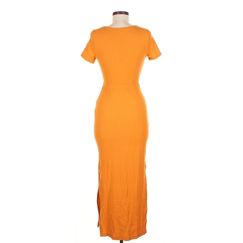 NWT Lulu's Orange Twist  Midi Dress - Picture 5 of 5